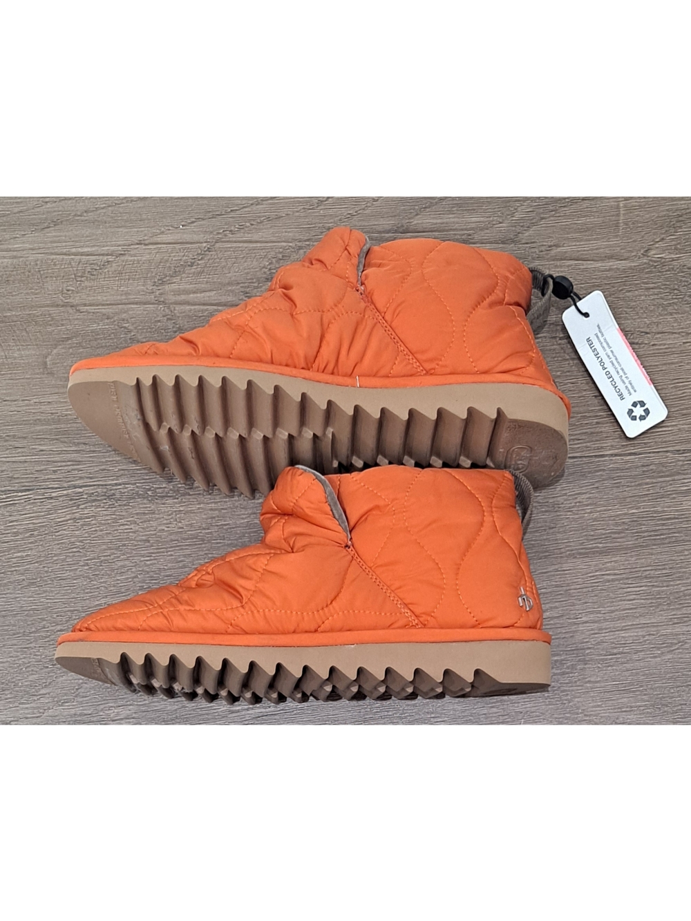 rag & bone Orange Quilted Eira Ankle Boot 7.5 - Picture 3 of 6